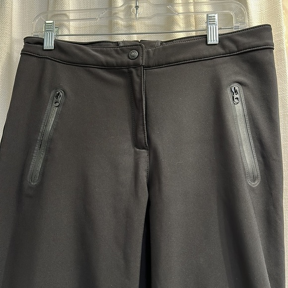 AFRC Boulder Gear Black Ski Pants Fleece Lined Women's Size 10 Regular Ankle Zip - Picture 4 of 9